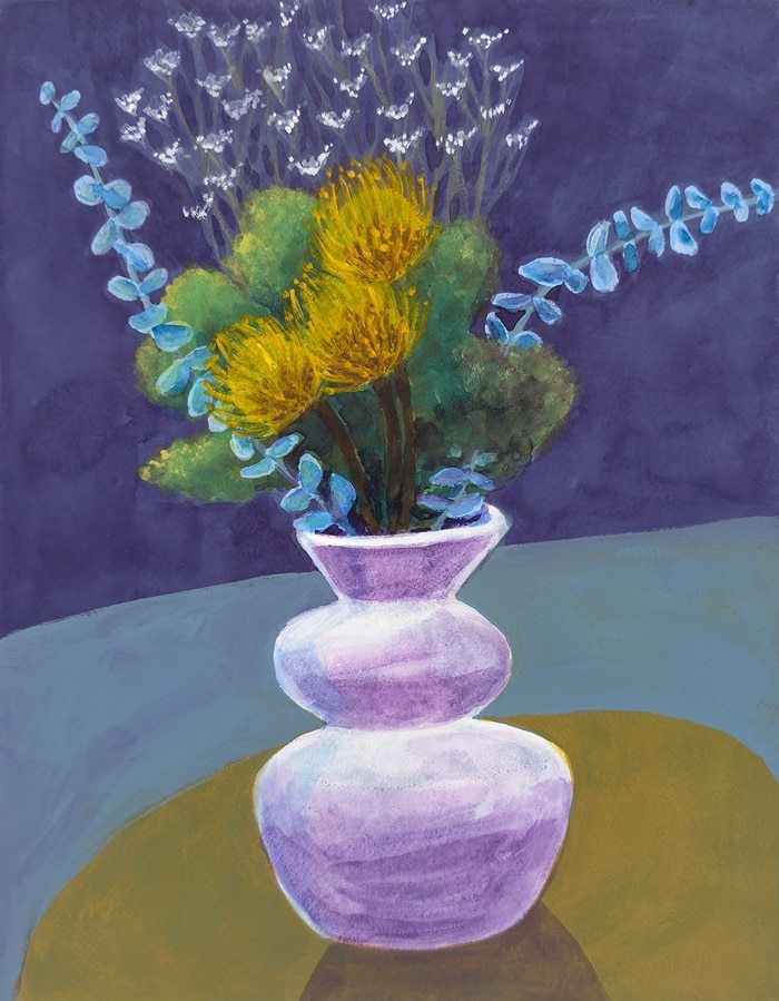 Protea and Eucalyptus von Michael Pfleghaar