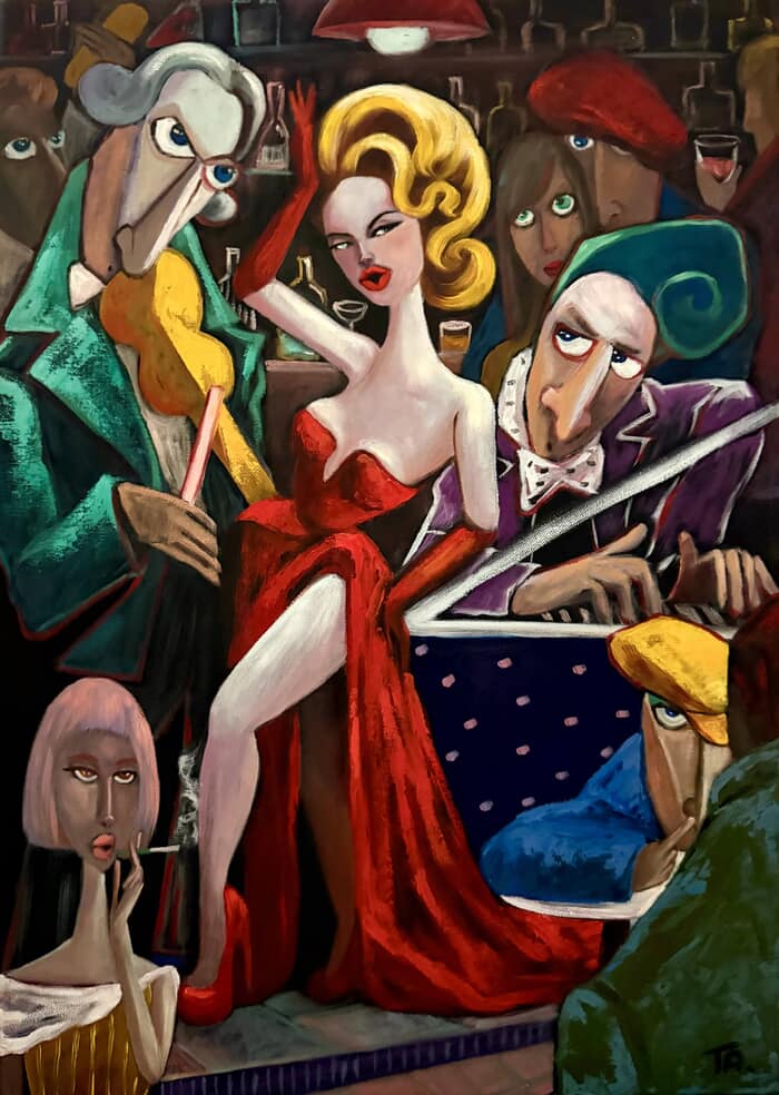 Lady in Red von Ta Byrne
