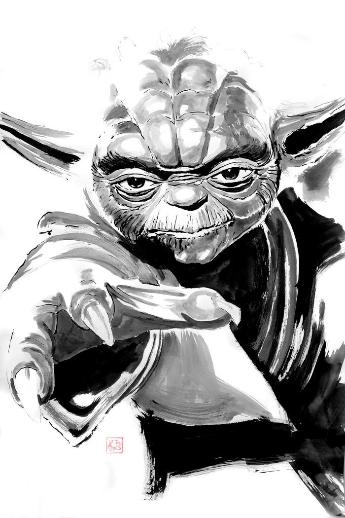 yoda force by Péchane