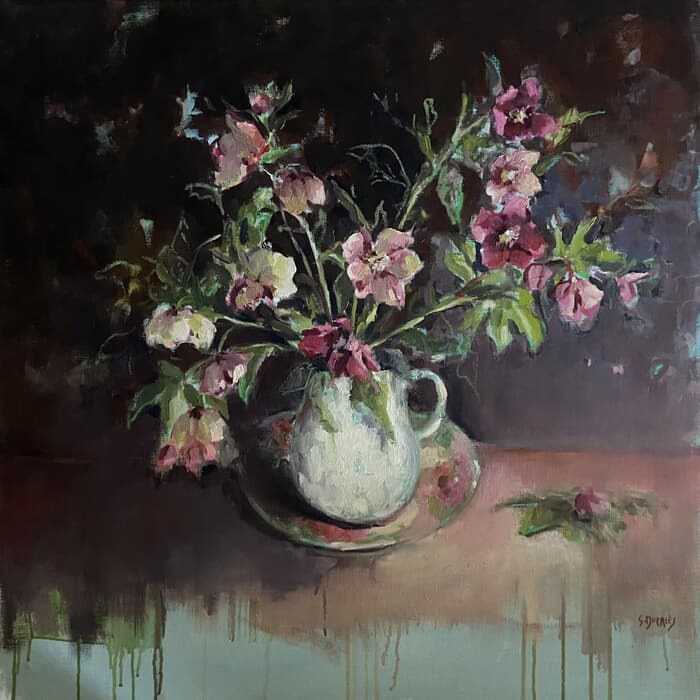 bouquet d'hellébores suranné by Géraldine Morales