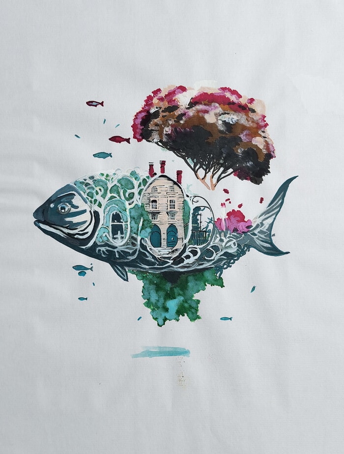 Poisson Arbre von Julie Balsaux