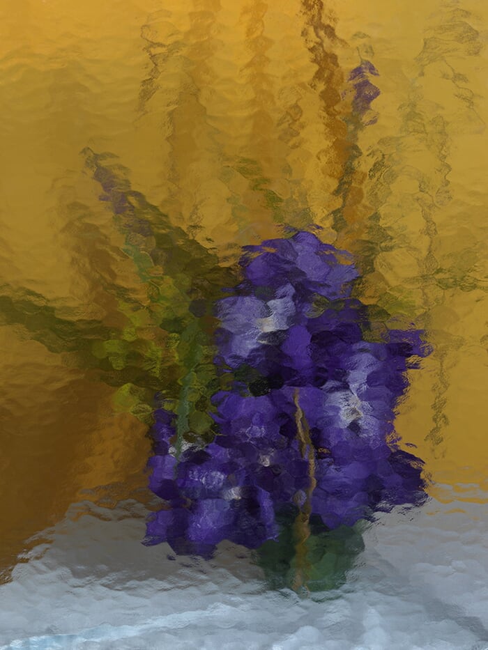 PURPLE ORCHIDS by Andrea Zvadova