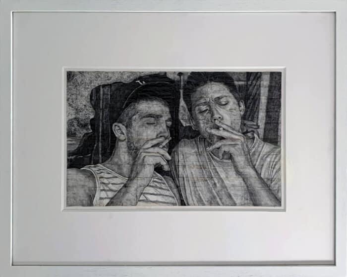 There is never more than a fag paper between them - Harry and Tom (2024) by James Robert Morrison
