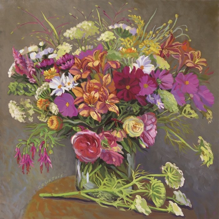 Grand bouquet d'été par Hélène Courtois-Redouté