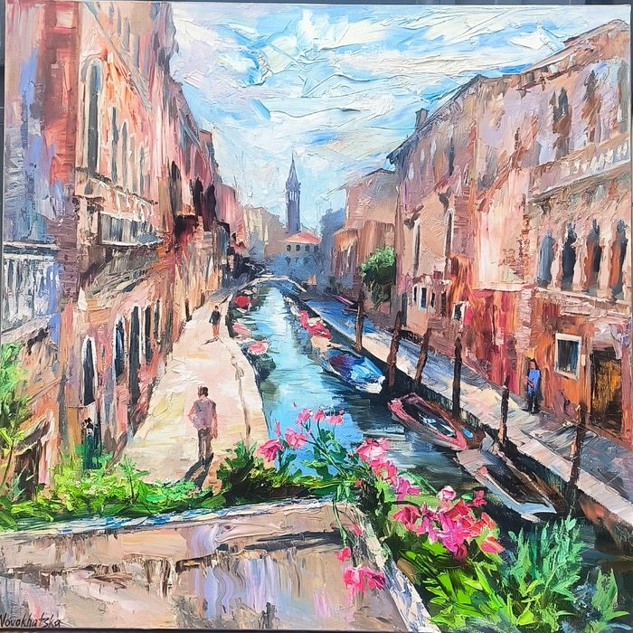 Vue sur le canal par Olga Novokhatska