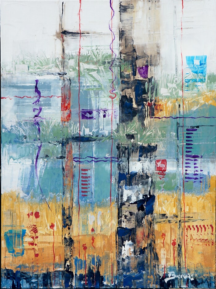Blue Clearings von John Michael Burrows