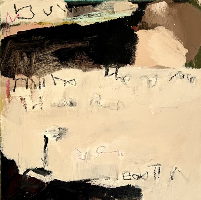 Nighttalks, expressive abstract by Diana Krinninger