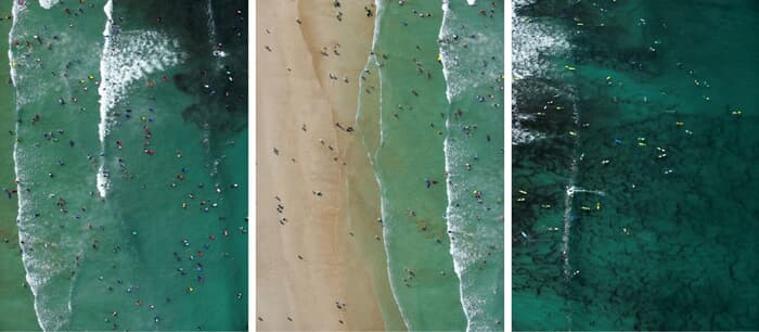 Cornwall triptych von Tommy Clarke