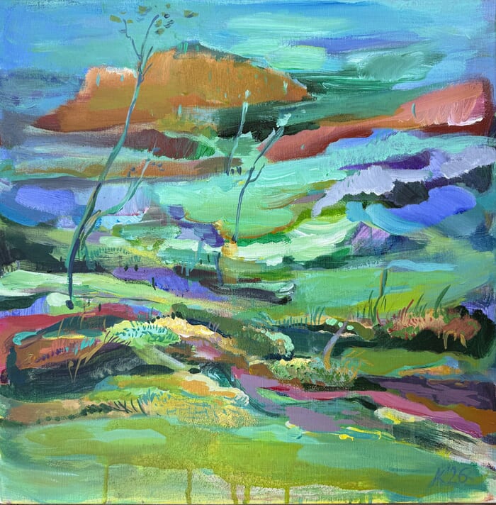 Calm Land by Asta Kulikauskaite Krivickiene