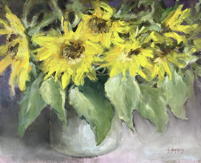 les tournesols by Géraldine Morales