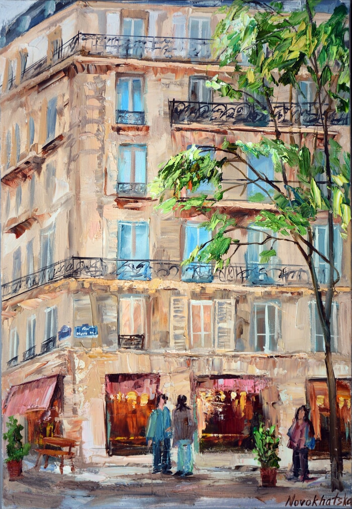 Scène de vie par Olga Novokhatska