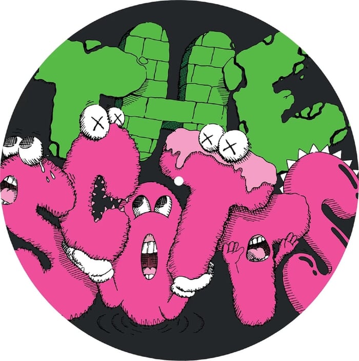 KAWS Travis Scott Picture Disc 12" von KAWS