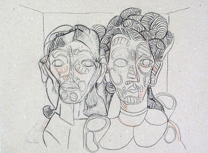 couple in grey # 5 par Pascal Marlin