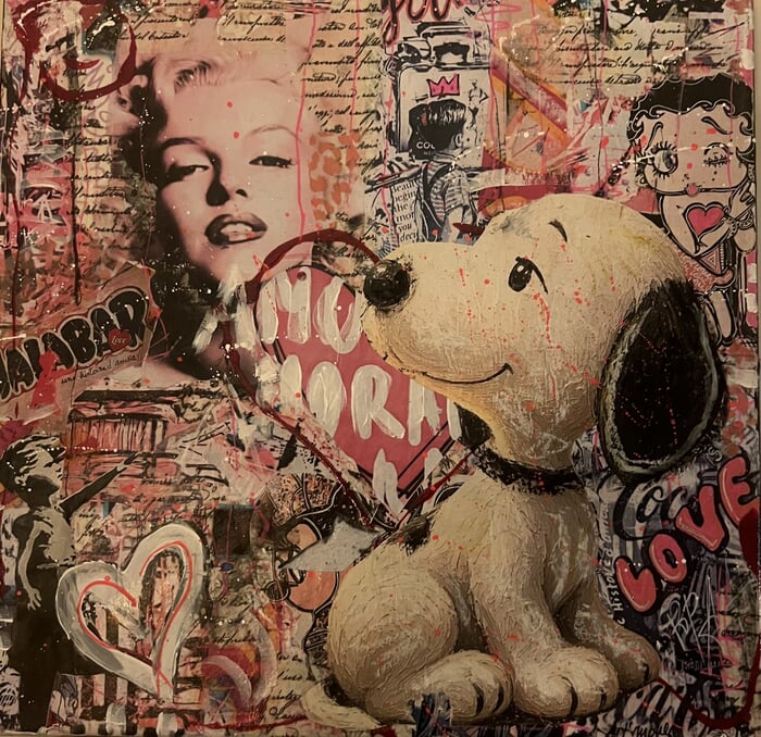 Snoopy love life ! von ART'MONY