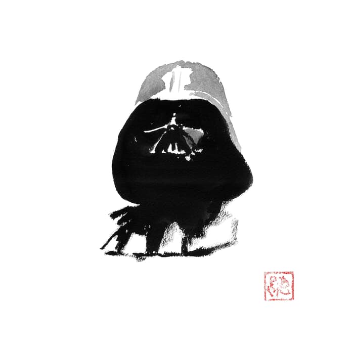 darth vader in the dark von Péchane