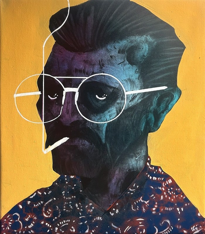 Nan's jacket and grandads glasses by Lee Ellis