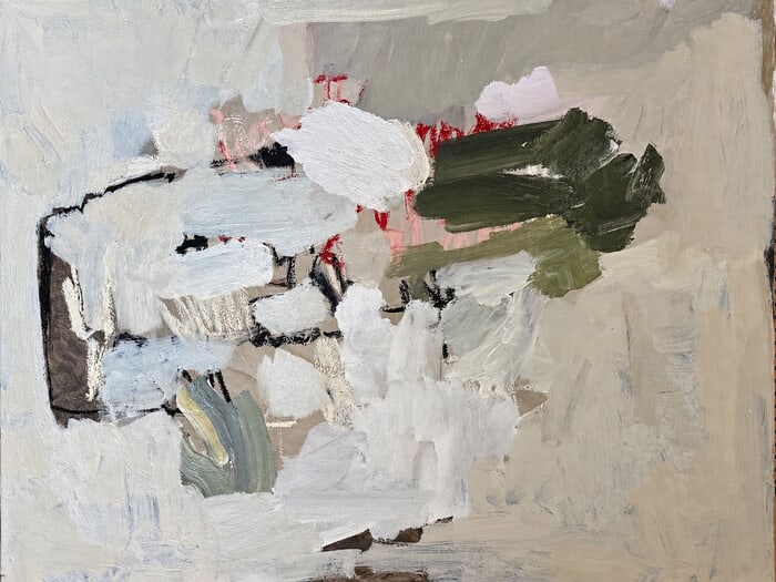 Minimalist grey beige von Diana Krinninger