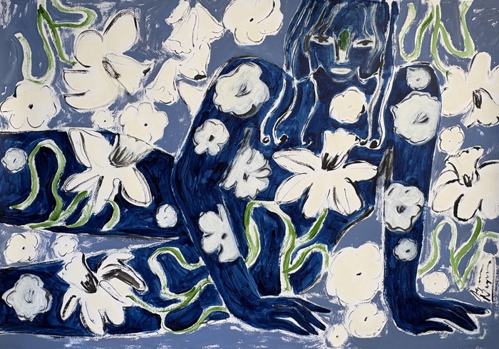 Garden Spirit in Blue no.3 by Agnese Negriba