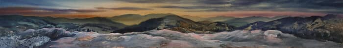 crépuscule d'hiver dans les Vosges by Magalie Ors