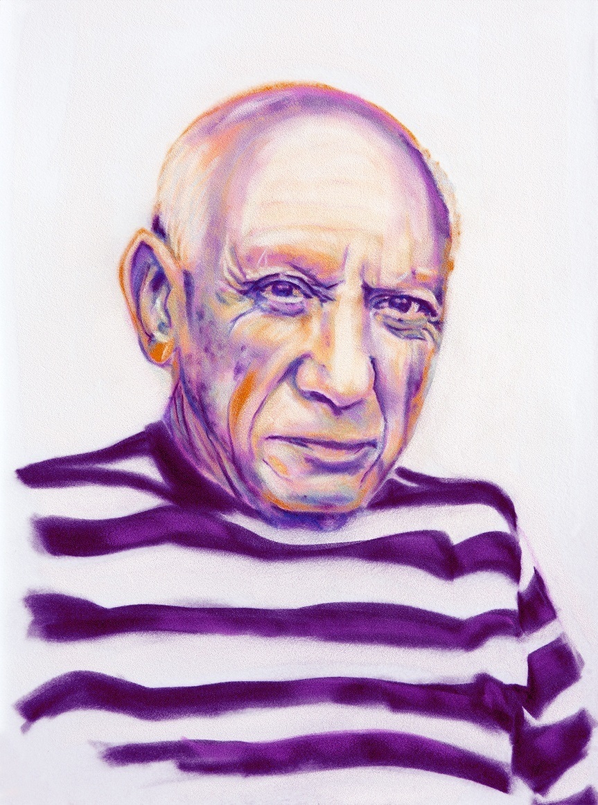 Picasso Magenta Variant by Gregory Malphurs Buy Art Online Rise Art